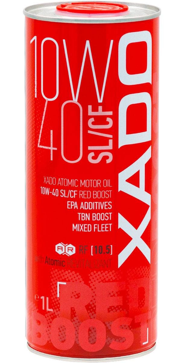 Моторне мастило XADO 10W-40 SL/CF RED Boost 1 л (XA 26144)