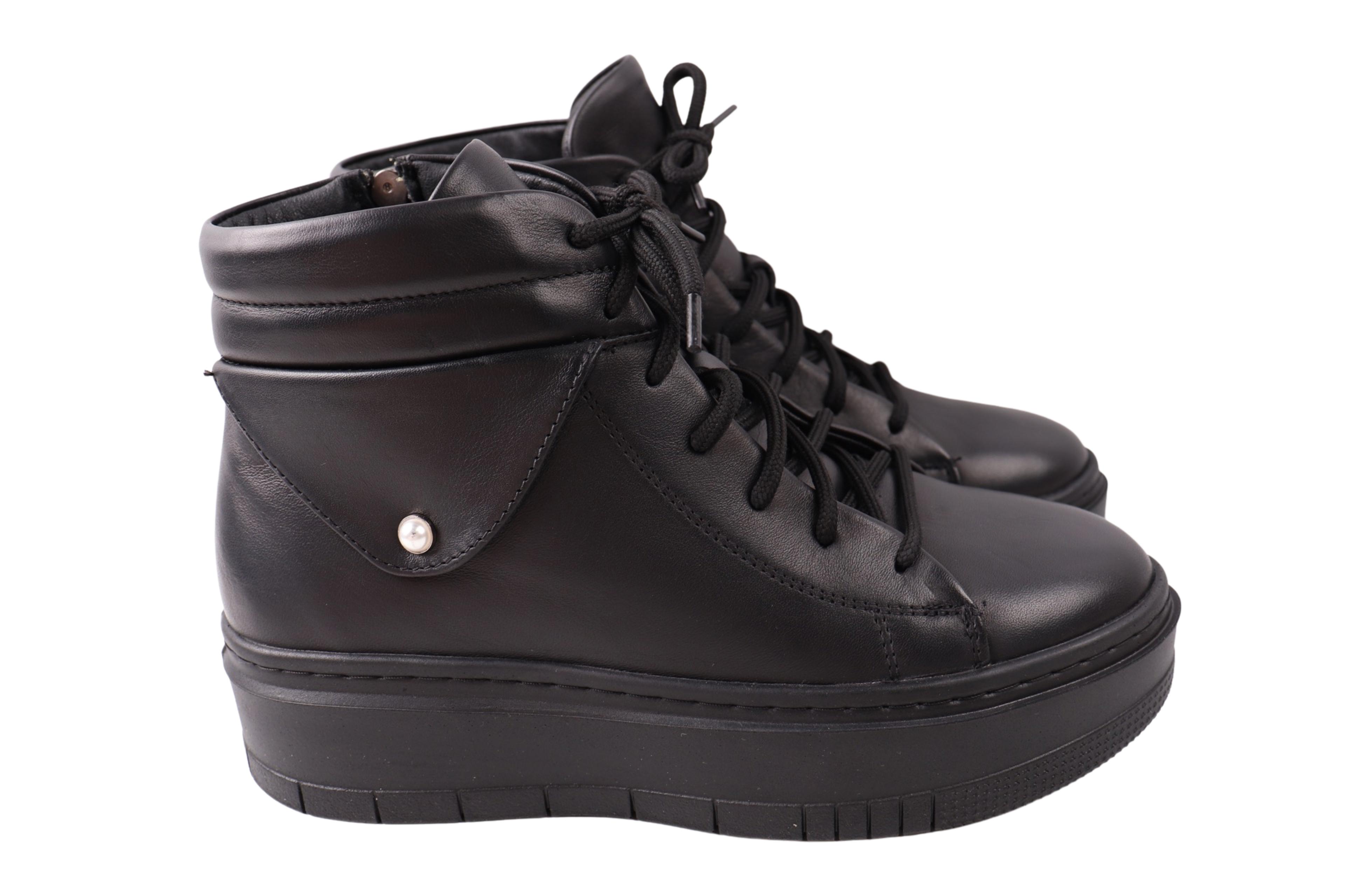 Ботинки женские Vadrus натуральная кожа р. 38 Черный (512-24ZHC)