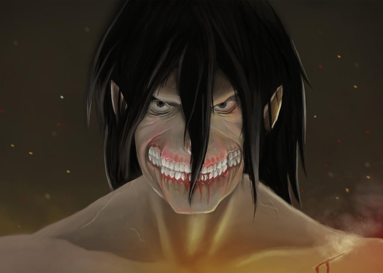 Картина GeekLand Attack on Titan оскал гиганта (AT 09.060)