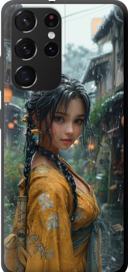 Чехол на Samsung Galaxy S21 Ultra (5G) Anime-girl (6133b-2116-42517)