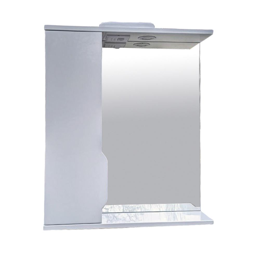 Зеркало с шкафчиком Аляска левое с подсветкой 60 см (1835634034) Зеркало с шкафчиком Аляска левое с подсветкой 60 см (1835634034)