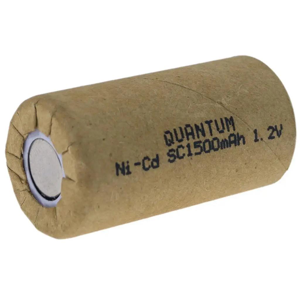 Аккумулятор технический Quantum Ni-Cd SC Sub-C 1,2V 1500 mAh 42,5х22 мм (NiCd-SC1500)