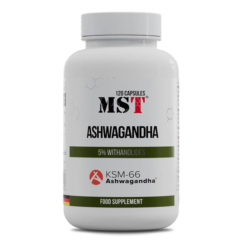 Ашваганда MST Ashwagandha KSM-66 120 капс. (22929-01) Ашваганда MST Ashwagandha KSM-66 120 капс. (22929-01)