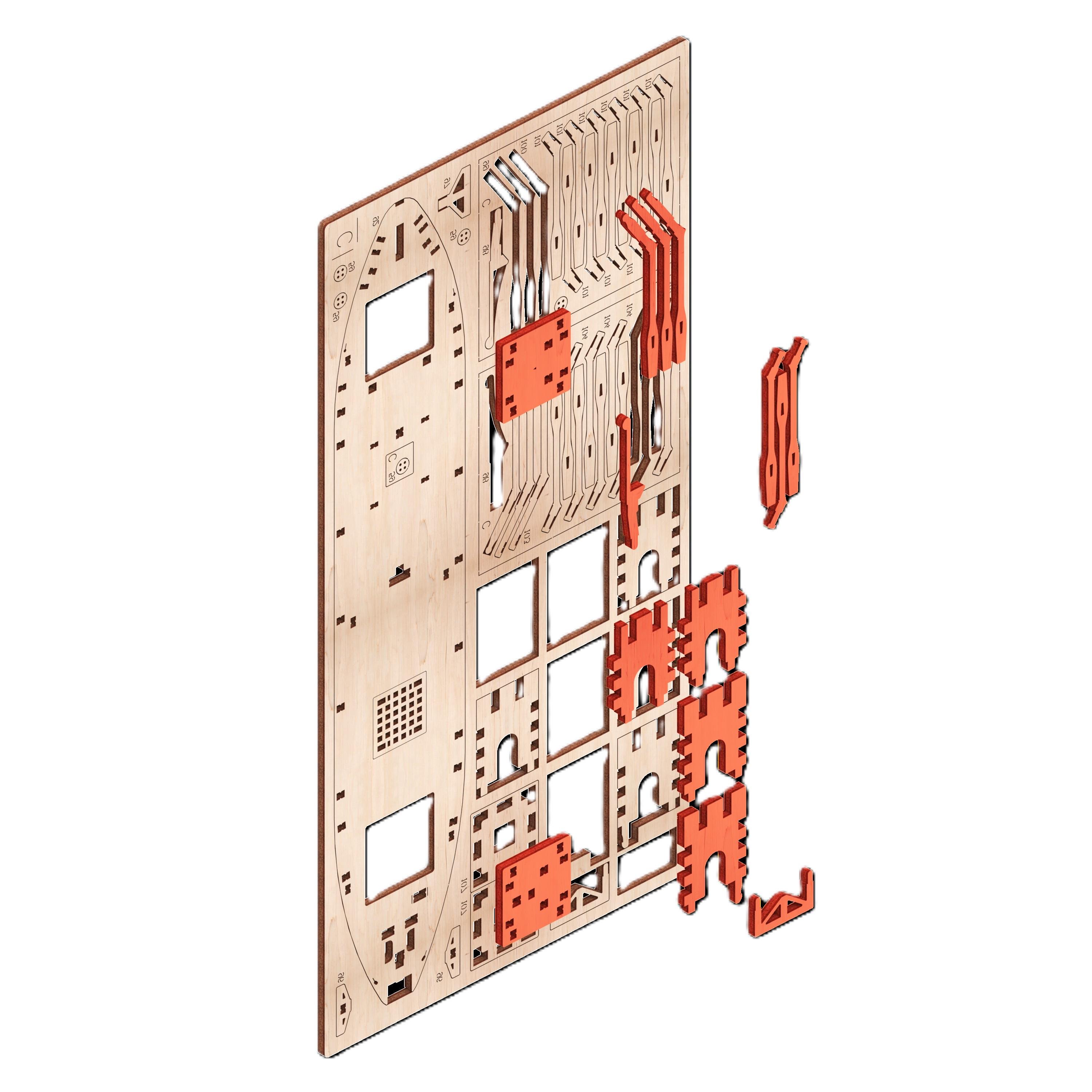 Конструктор дерев'яний Mr Playwood Корабель Імператорська трієра Чорний Скорпіон (10112) - фото 2 Конструктор дерев'яний Mr Playwood Корабель Імператорська трієра Чорний Скорпіон (10112) - фото 2