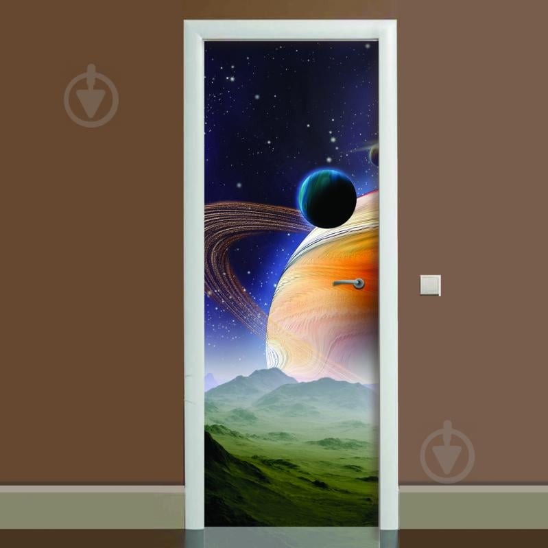 Наклейка на двері Zatarga Космос 04 650х2000 мм Синій (Z180086 dv)