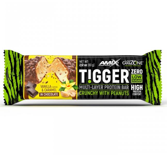 Протеиновый батончик Amix Nutrition TiggerZero Multi-Layer Protein Bar 60 g Vanilla Caramel