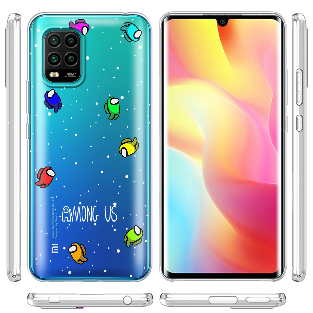 Чехол с рисунком Boxface Xiaomi Mi 10 Lite Among Us Invisible Прозрачный силикон (39438-bk76-39438) - фото 3 Чехол с рисунком Boxface Xiaomi Mi 10 Lite Among Us Invisible Прозрачный силикон (39438-bk76-39438) - фото 3