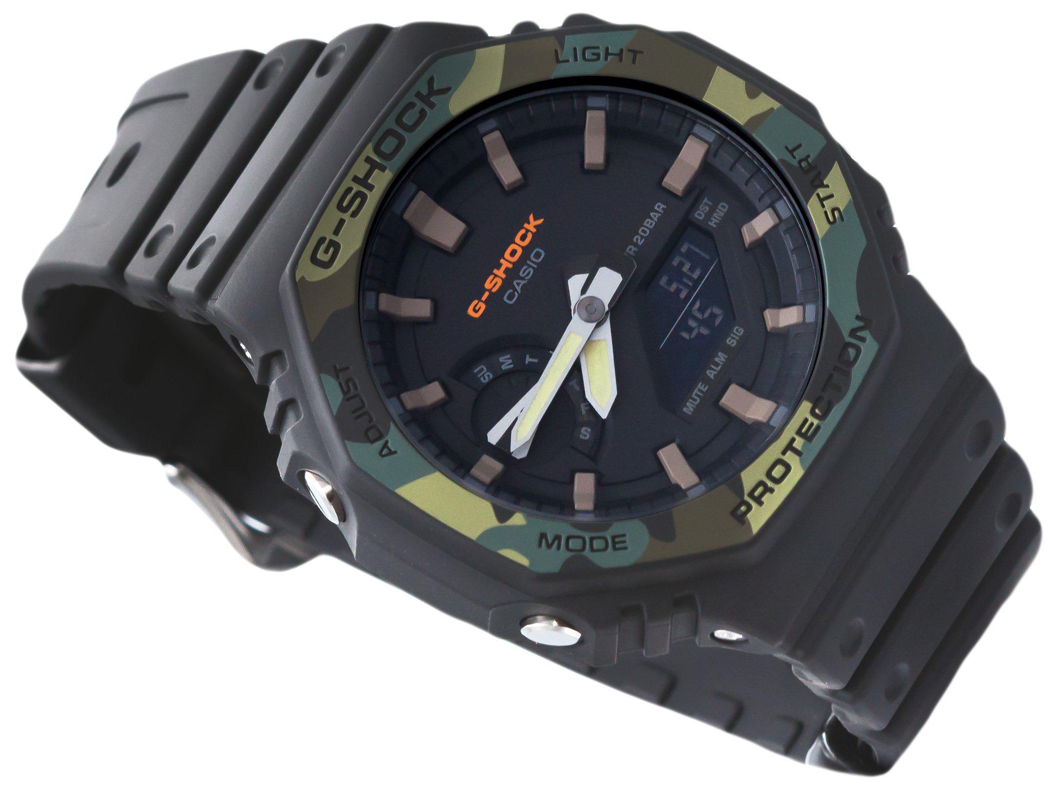 Часы Casio G-SHOCK GA-2100SU-1AER Carbon Core Guard (3991) - фото 3 Часы Casio G-SHOCK GA-2100SU-1AER Carbon Core Guard (3991) - фото 3