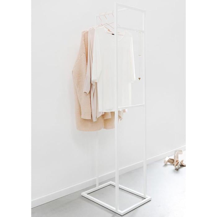 Металлическая вешалка-стойкая для комнаты или прихожей 160х60х40 см (MR5)