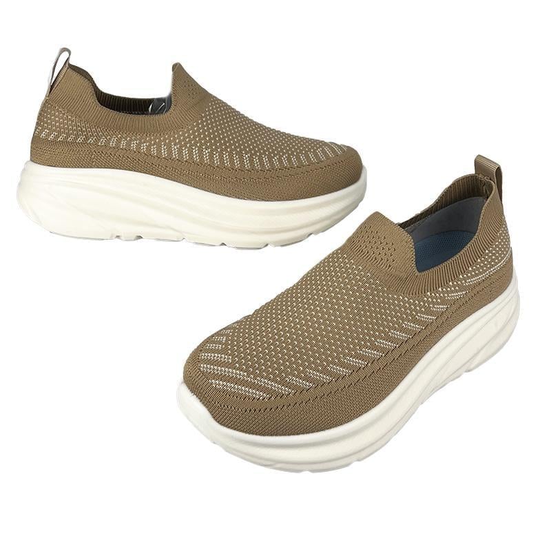 Кроссовки женские текстиль 2322-3 p. 38 24,5 см Коричневый - фото 2