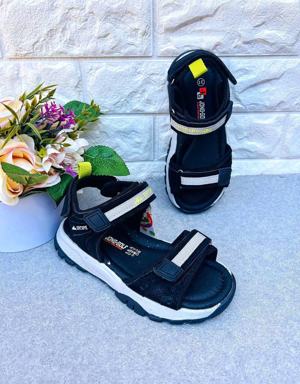 Босоніжки спортивні для хлопчика Jong Golf 1752 р. 34 22,3 см Чорний (1752-3) Босоніжки спортивні для хлопчика Jong Golf 1752 р. 34 22,3 см Чорний (1752-3)