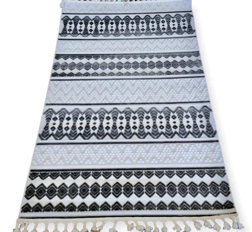 Ковер акриловый Garden 0,6х1 м Кремовый/Серый (048171)