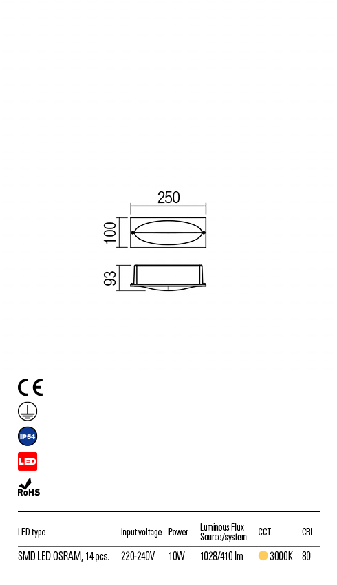 Светильник уличный встраиваемый Redo Tampa Ap LED 10 W Ip54 Mw 3000K 5.1.2 (90009) - фото 3 Светильник уличный встраиваемый Redo Tampa Ap LED 10 W Ip54 Mw 3000K 5.1.2 (90009) - фото 3