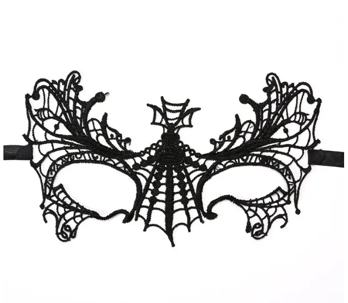 Маска маскарадная Венецианская One size Черный (116291/6)