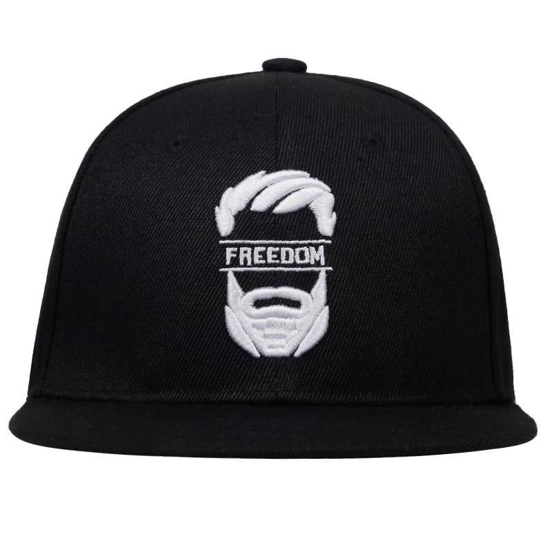 Кепка снепбек Freedom с прямым козырьком унисекс Черный