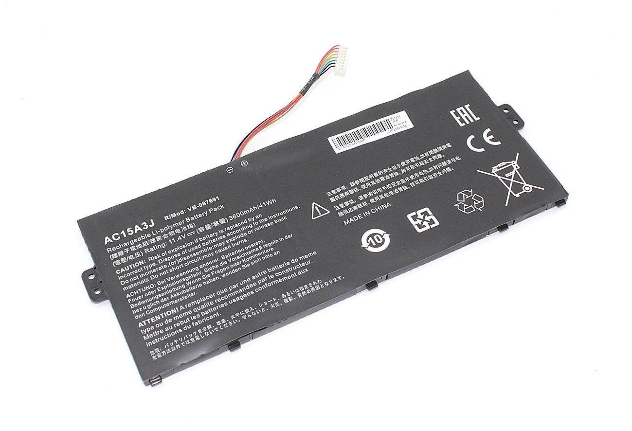 Аккумуляторная батарея для ноутбука Acer AC15A3J Chromebook Spin 11 C738T 11,4V 3600 mAh (col79011058)