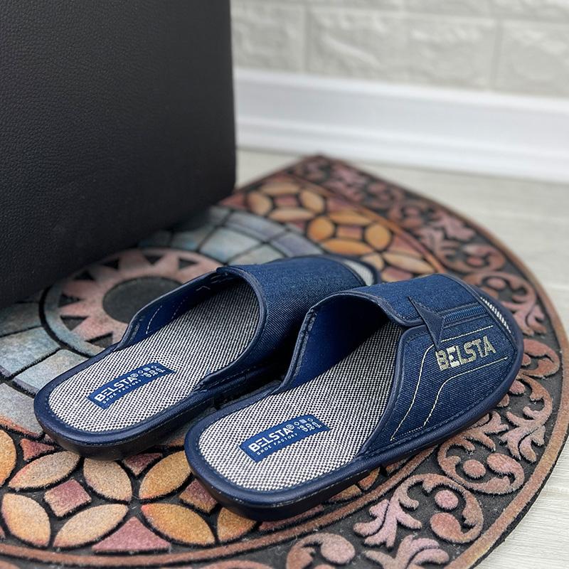 Тапочки чоловічі кімнатні Белста VS-000518 p. 41 26,5 см Джинсовий (20982521) - фото 3