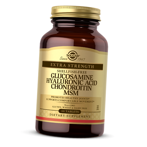 Глюкозамін хондроїтин Glucosamine Hyaluronic Acid Chondroitin MSM 60 таблеток (03313001)