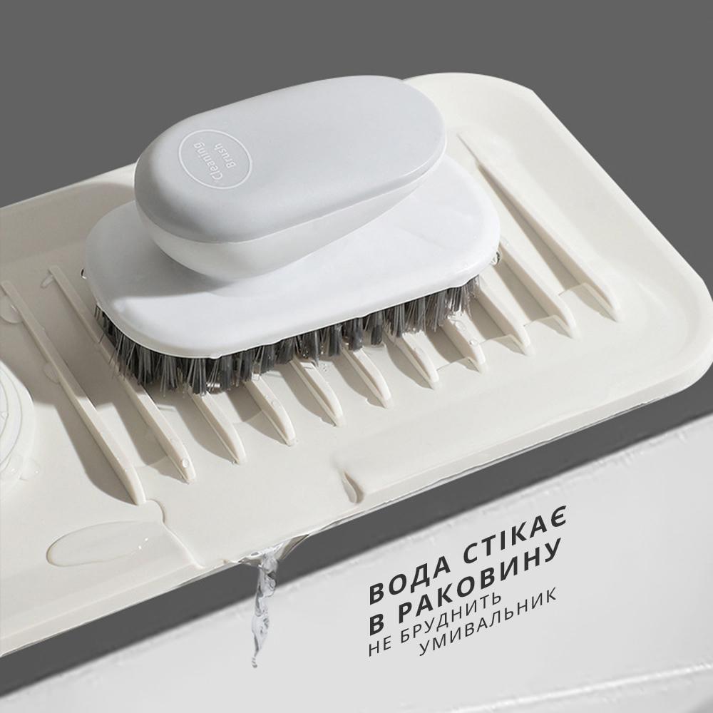 Коврик-подставка для губок/мыла 37x14 см (19563591) - фото 2 Коврик-подставка для губок/мыла 37x14 см (19563591) - фото 2