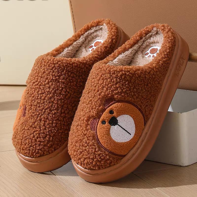 Тапочки домашние warm story Мишки тедди р. 38-39 Коричневый (0129)