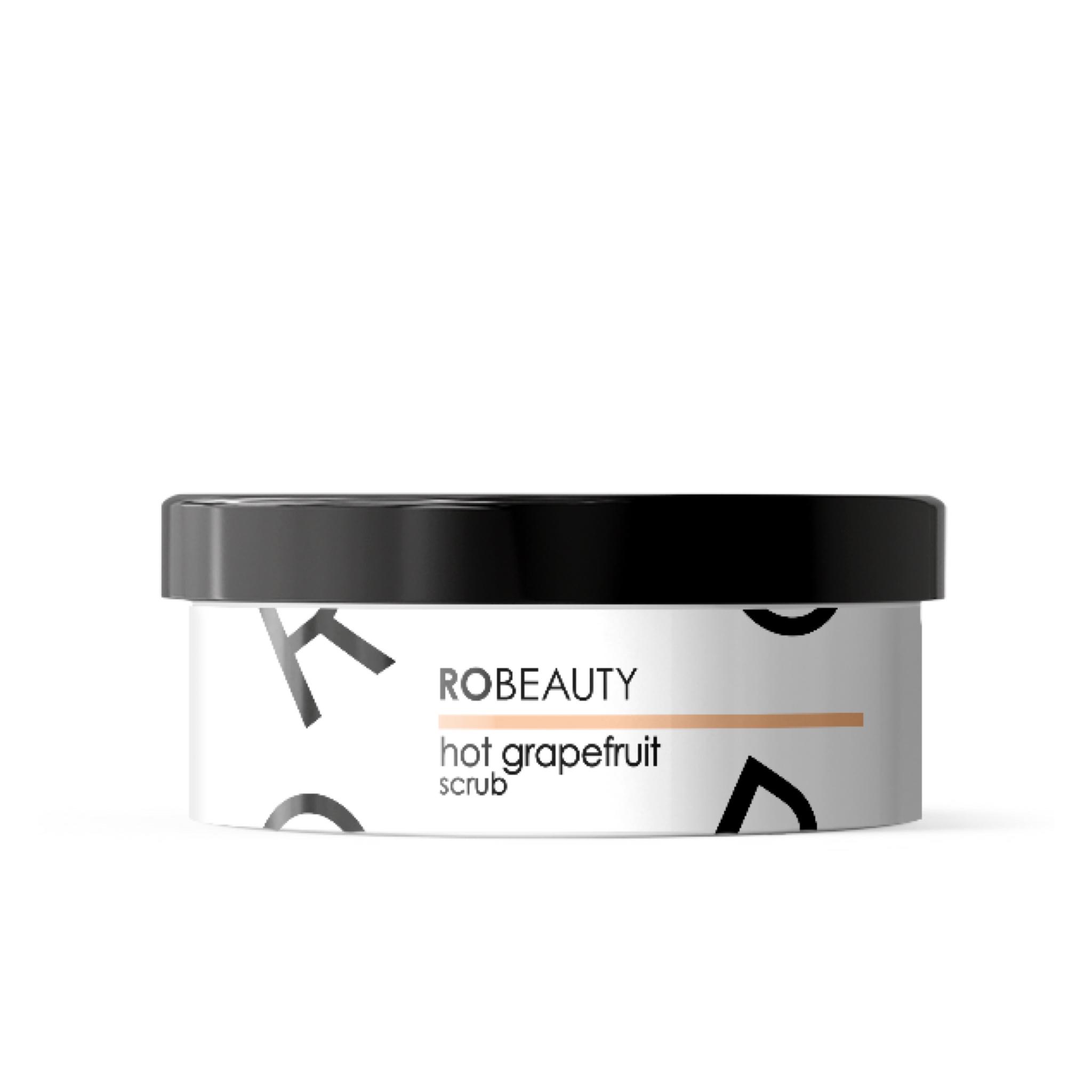 Грейпфрутовый антицеллюлитный скраб для тела HotFlux Grapefruit scrub RoBeauty 350 г (RoBy00017)