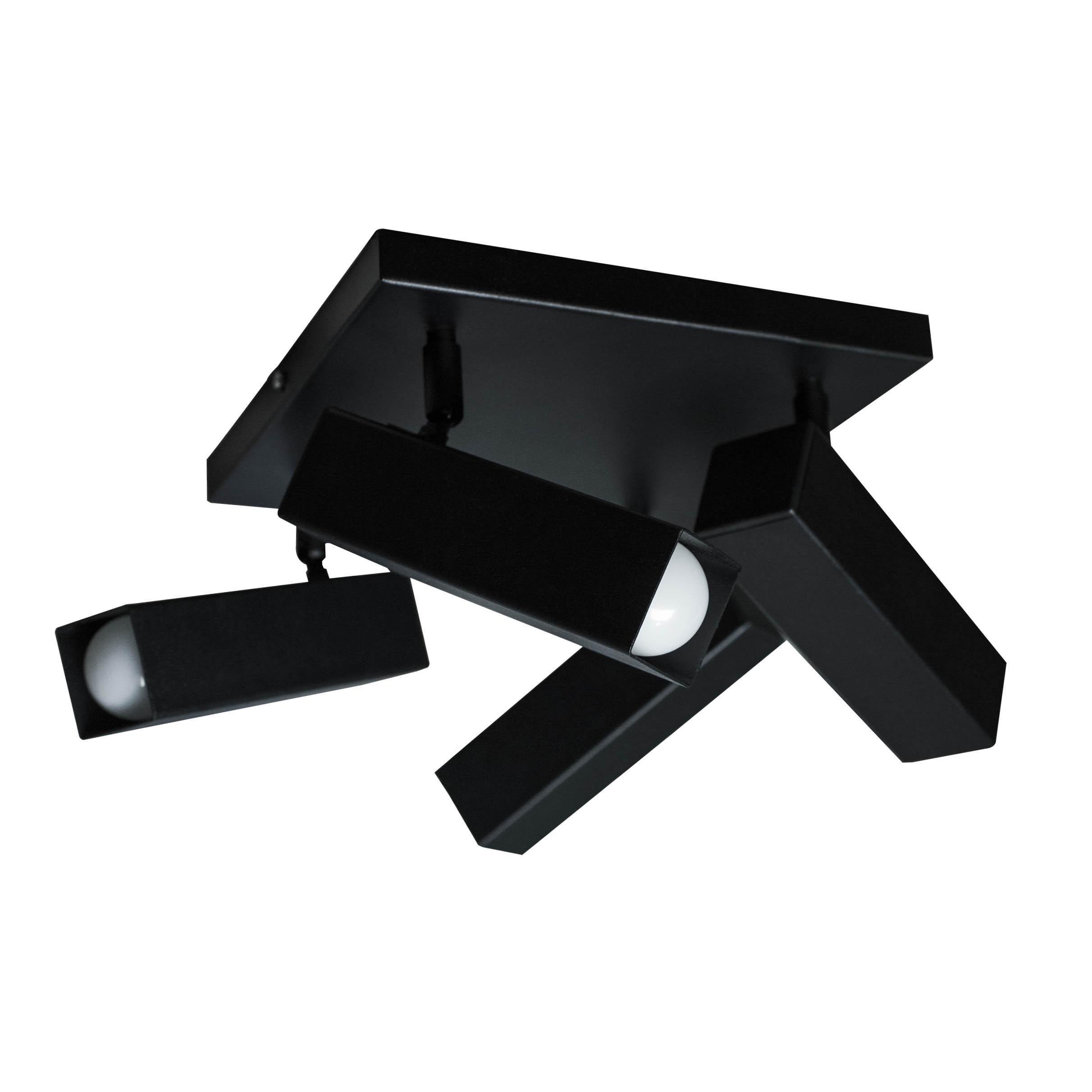 Люстра стельова лофт MSK ELECTRIC Verona SQ 1751-4 на квадратній основі