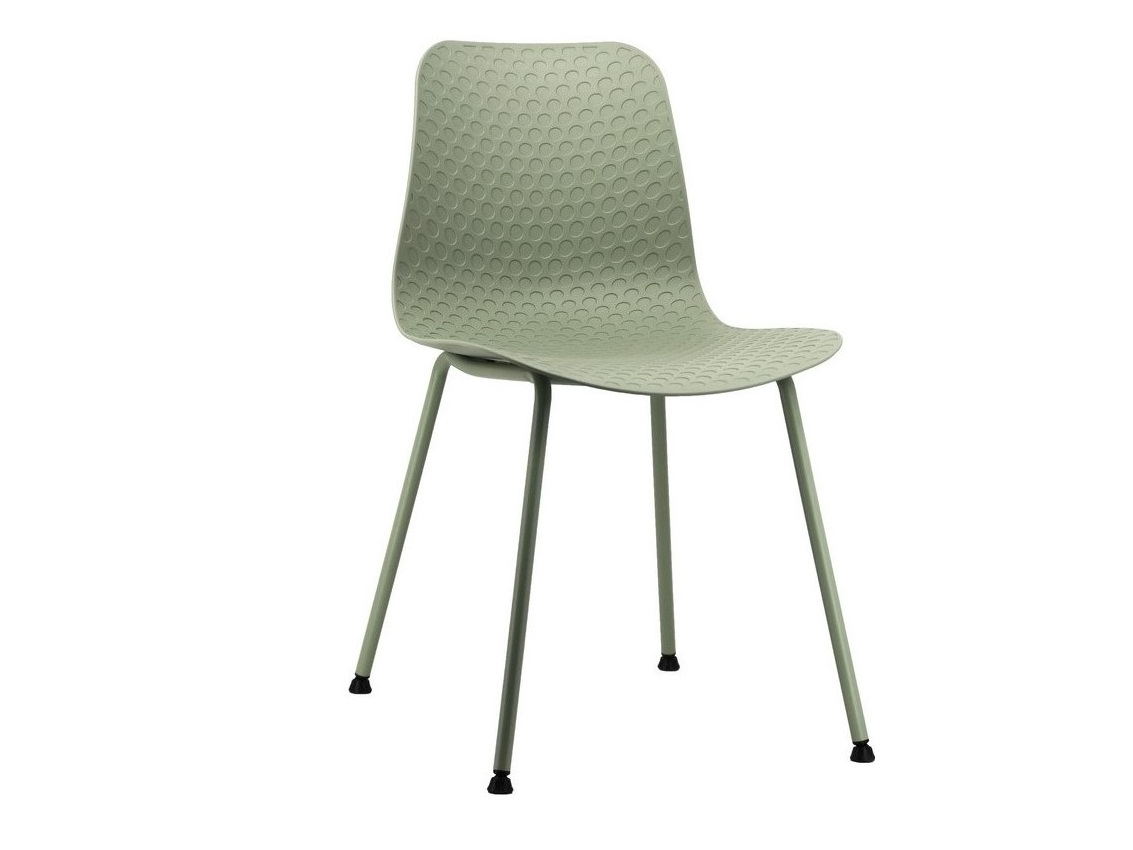 Стул для кухни Vetro Mebel P-02 пластик/металлические ножки Мятный (P-02-mint)