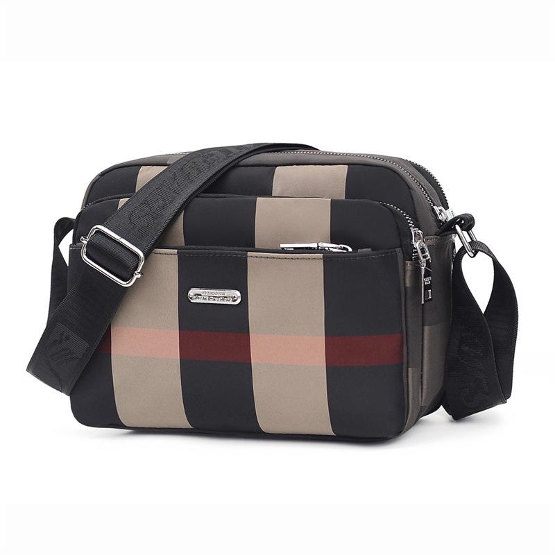 Сумка женская Agata Клеточка через плечо Black