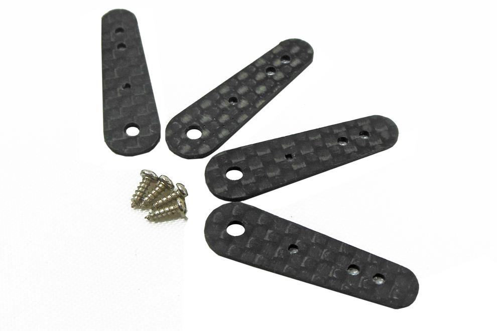 Важелі для сервомашинок PA XR-61 карбонові подовжені 4 шт. (36624)