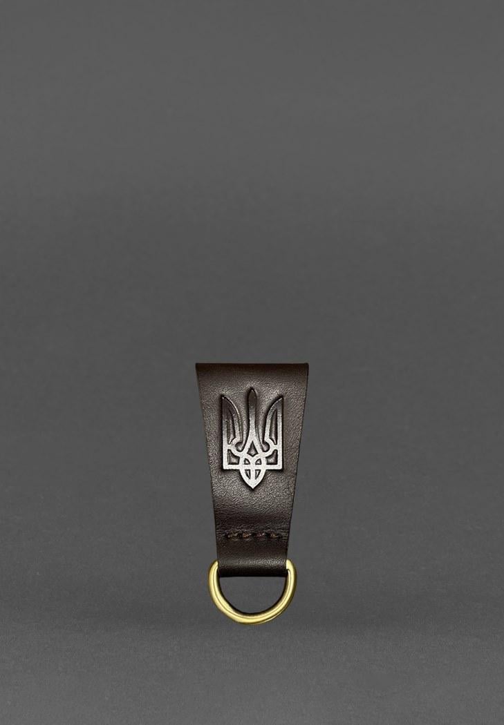 Тренчик на пояс с тризубом кожаный (A-028018) Тренчик на пояс с тризубом кожаный (A-028018)