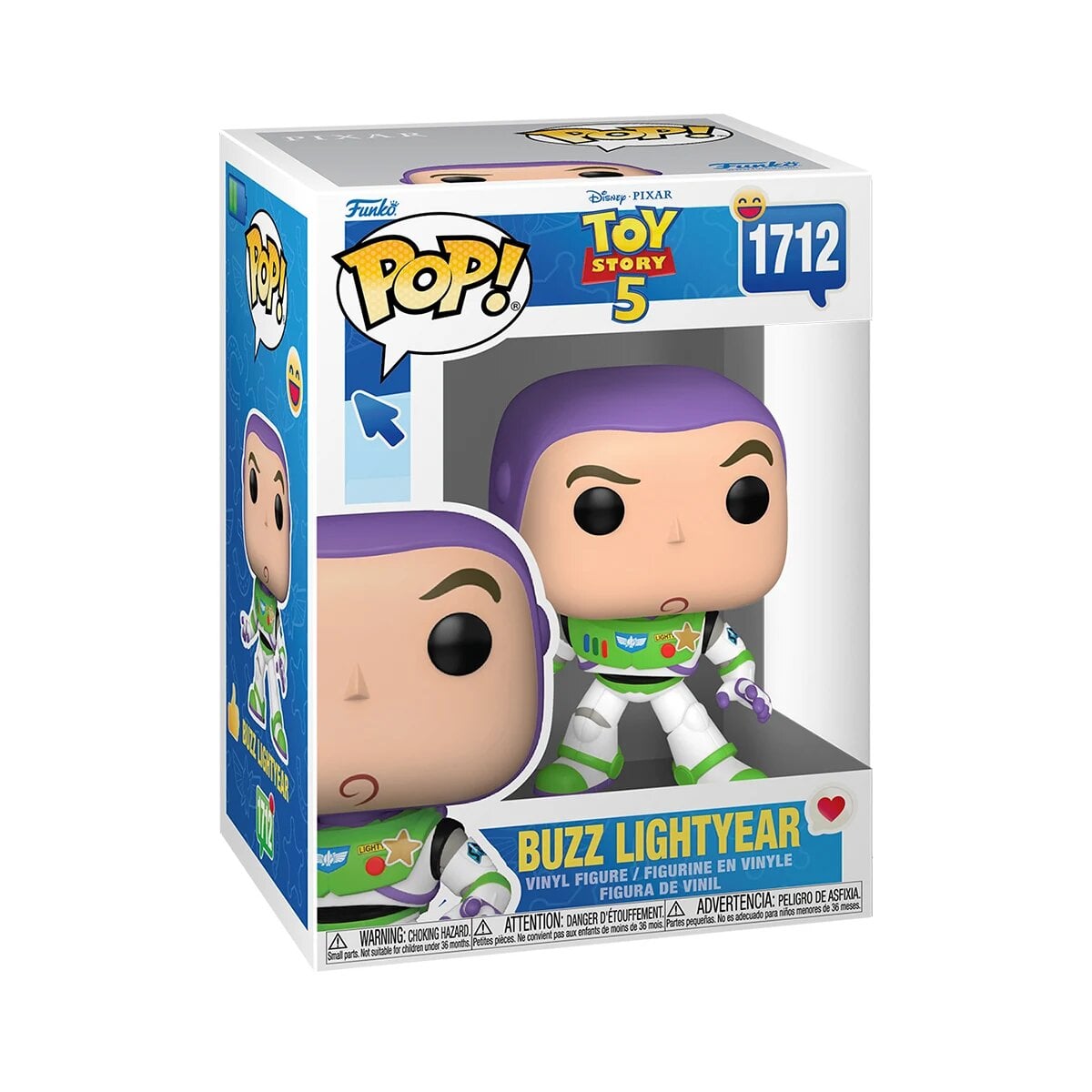 Детская игровая фигурка Funko POP! Базз Лайтер виниловая чиби стиль 9,6 см (90768)