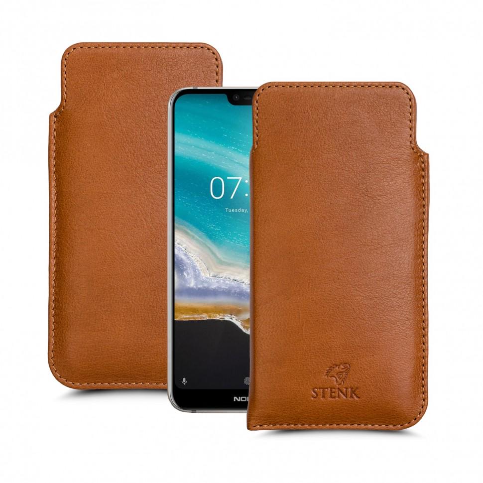 Футляр Stenk Elegance для Nokia 7.1 Camel (63056)