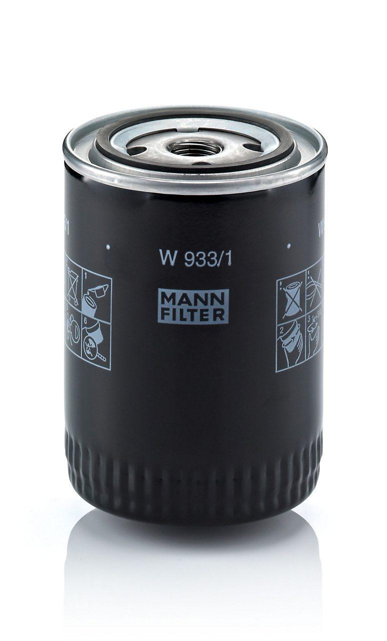 Фильтр смазки Mann-Filter (W933/1) Фильтр смазки Mann-Filter (W933/1)