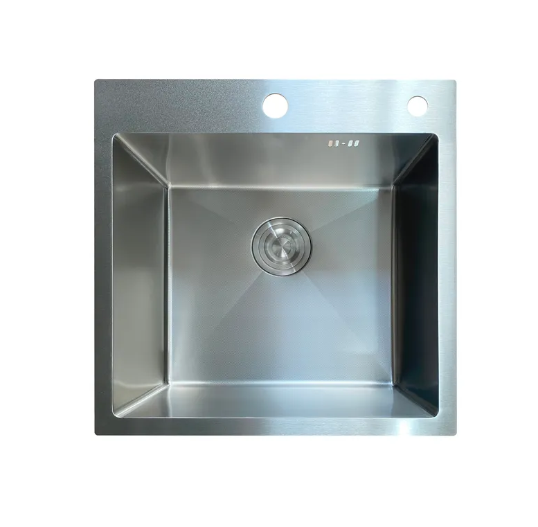 Мойка для кухни MIXXUS MH5050 Micro Decor SS Color из нержавеющей стали Серебристый (MI8212)