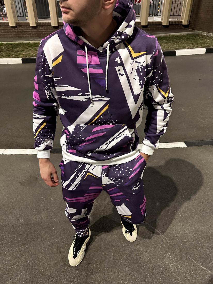 Спортивний костюм утеплений 5-750 S Фіолетовий (21977)