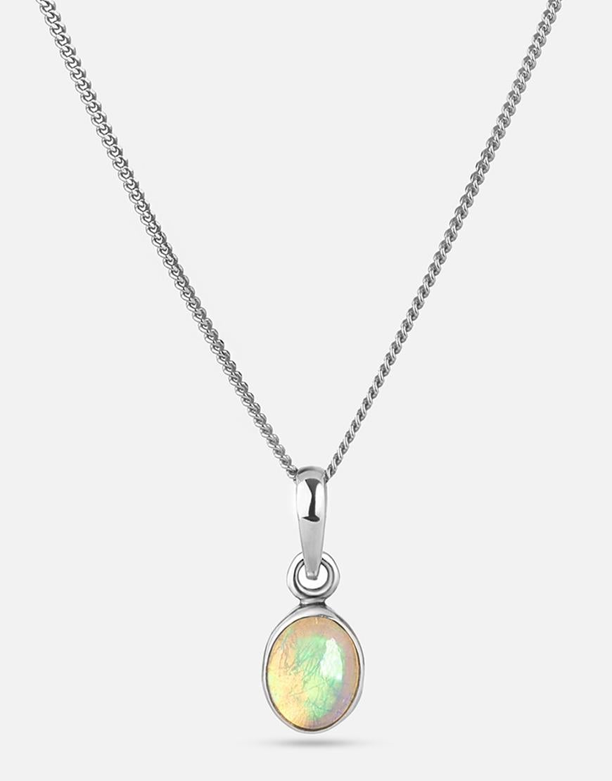 Кольє Fire Opal жіноче SILVER STORIES срібне One size