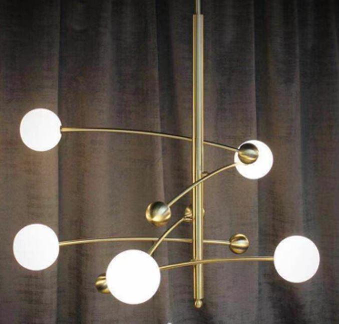 Люстра Led Aspect D90 Gold/White - фото 4