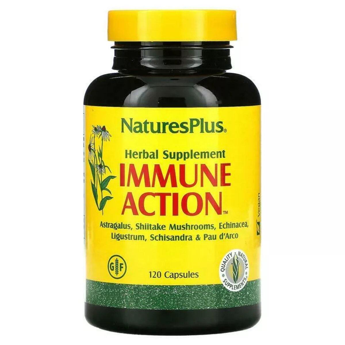 Комплекс иммуностимулирующий Natures Plus Immune Action 120 капс. (4691)