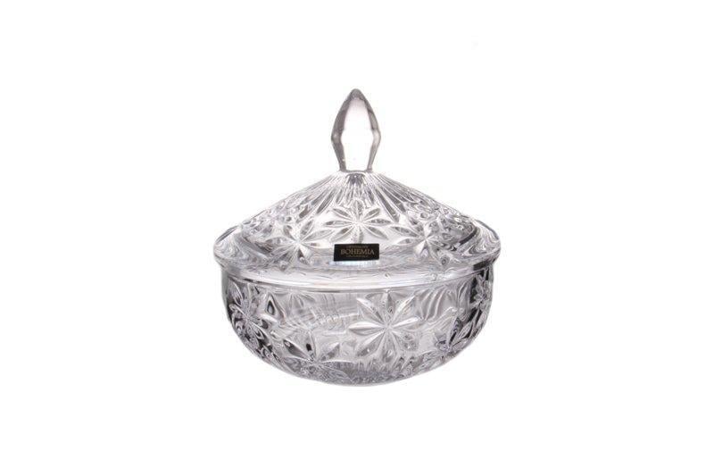 Фруктовница Bohemia Perseus богемское стекло 150 мм
