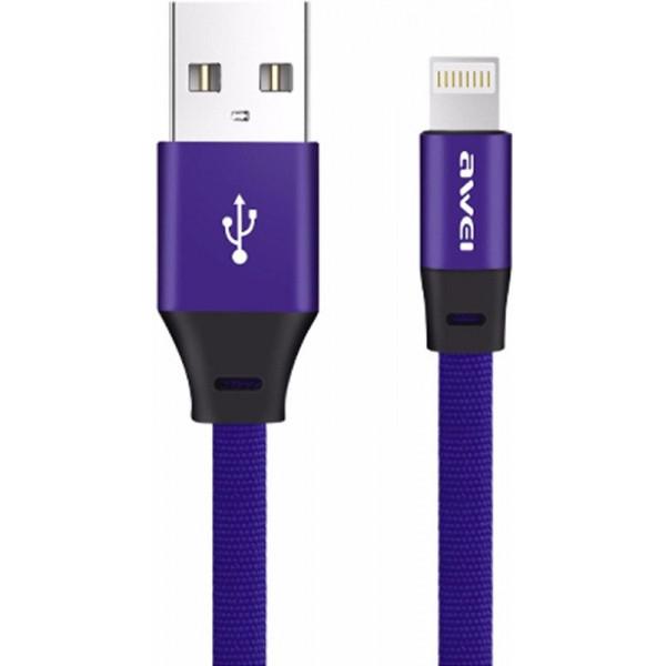 Awei Кабель AWEI CL-97 Lightning cable 1m Blue (92048)