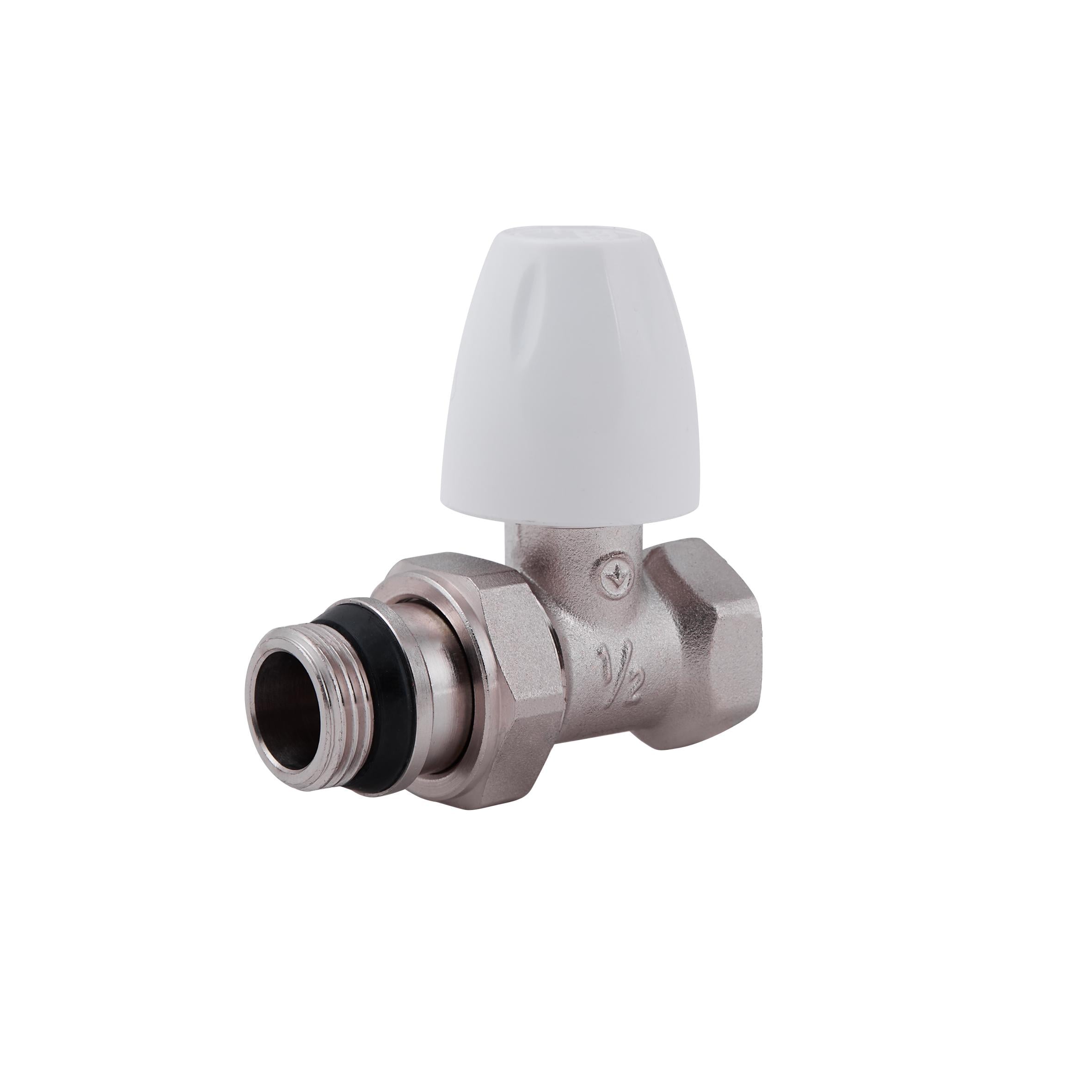Кран радиаторный SD Plus 1/2" ВН с антипротечкой прямой (SD226W15)