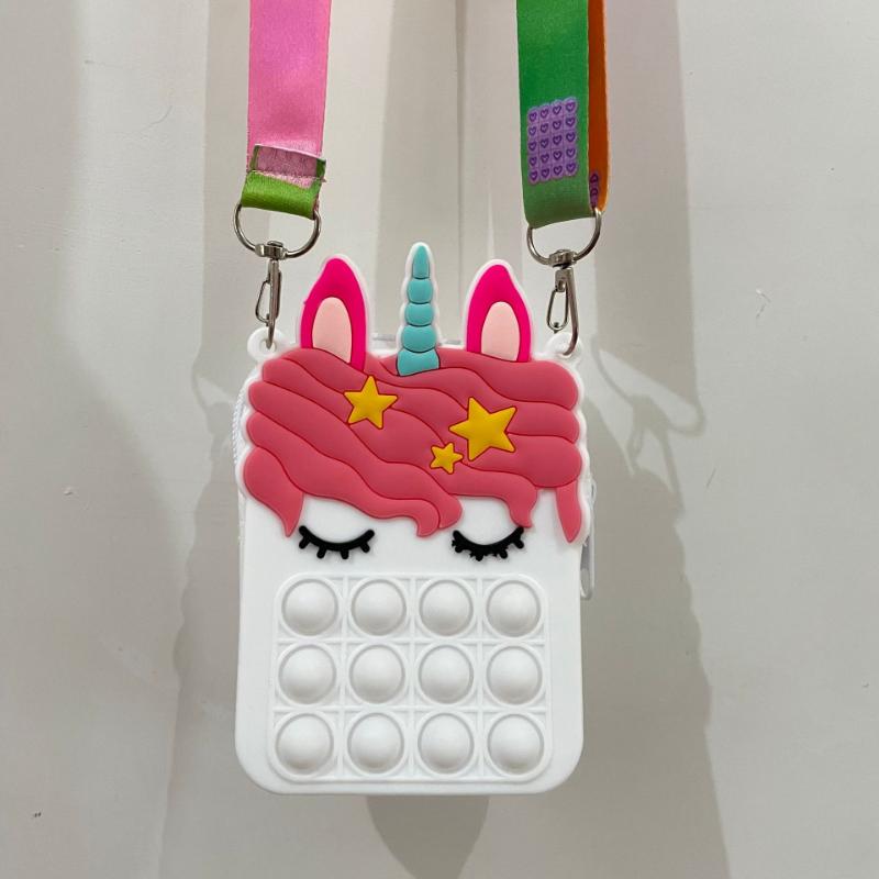 Сумочка Pop It Единорог антистресс Белый (a34b6b27) - фото 5 Сумочка Pop It Единорог антистресс Белый (a34b6b27) - фото 5