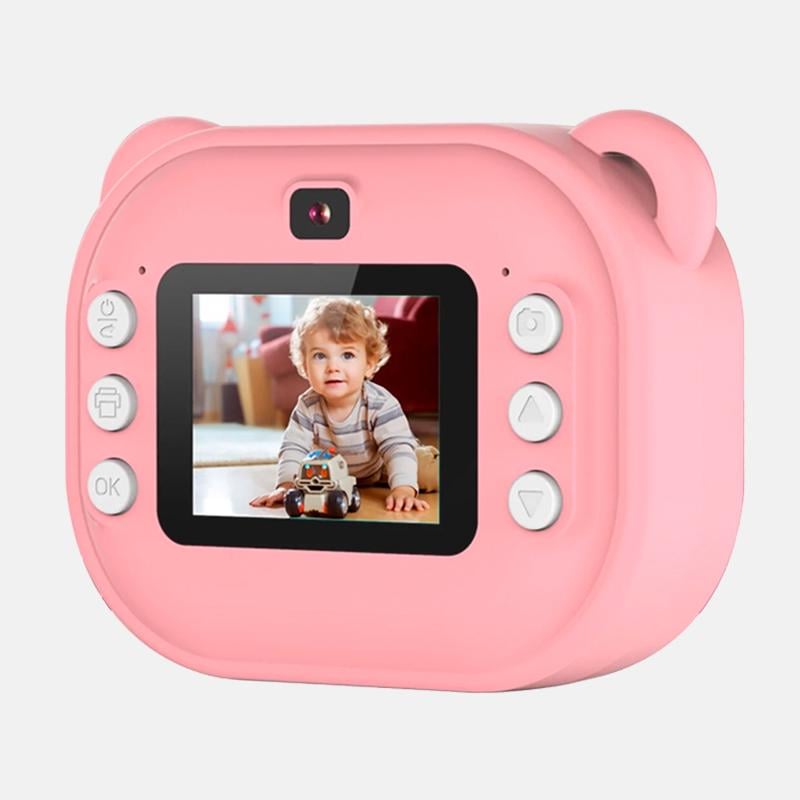 Фотоапарат миттєвого друку Y600 дитячий Pink Фотоапарат миттєвого друку Y600 дитячий Pink