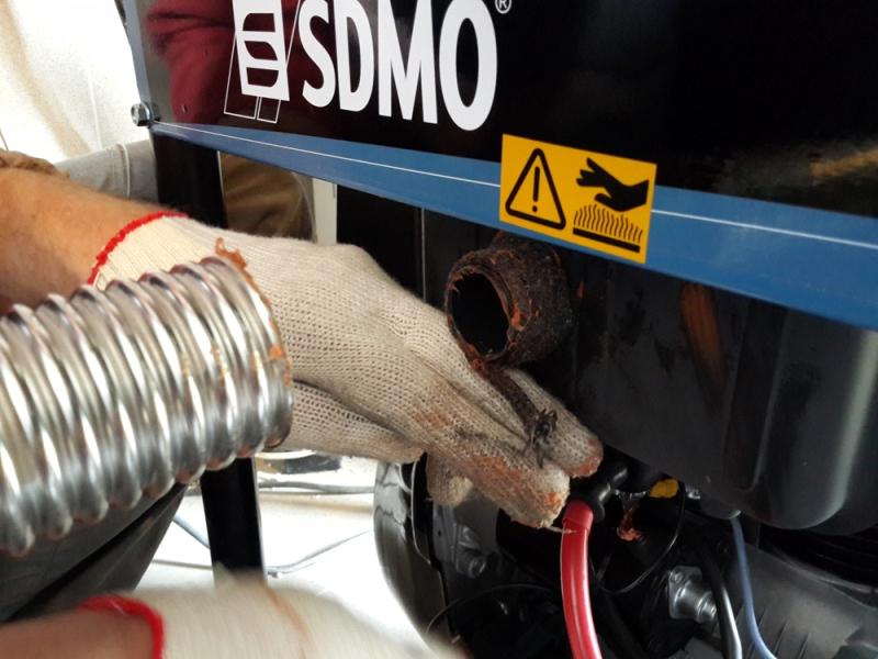 Гофрированная труба для отвода выхлопных газов от генератора Ø 20 мм 1,5 м - фото 4