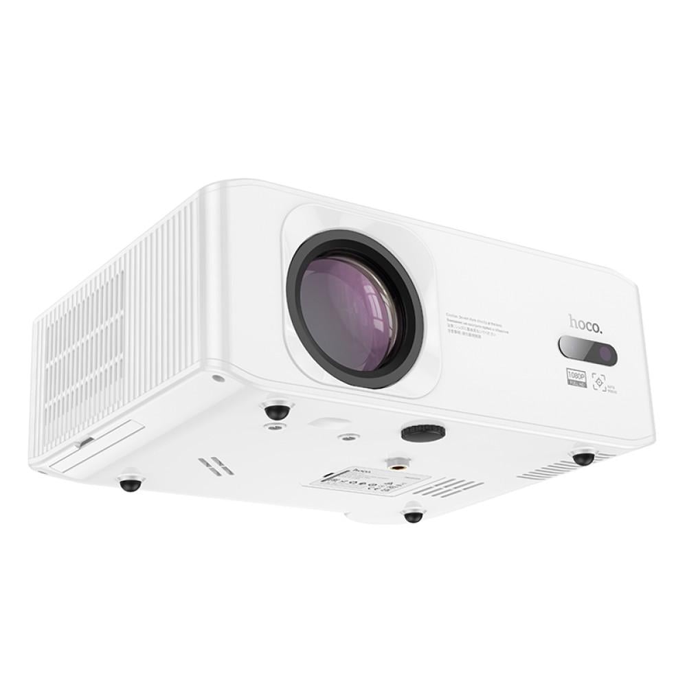 Проектор Hoco DT3 Smart electric Focus projector 2,4G/5G AUX/USB/AV/HDTV Белый (24194261) - фото 7