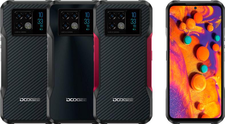 Смартфон Doogee V20 8/256 Gb Black (81802) - фото 7