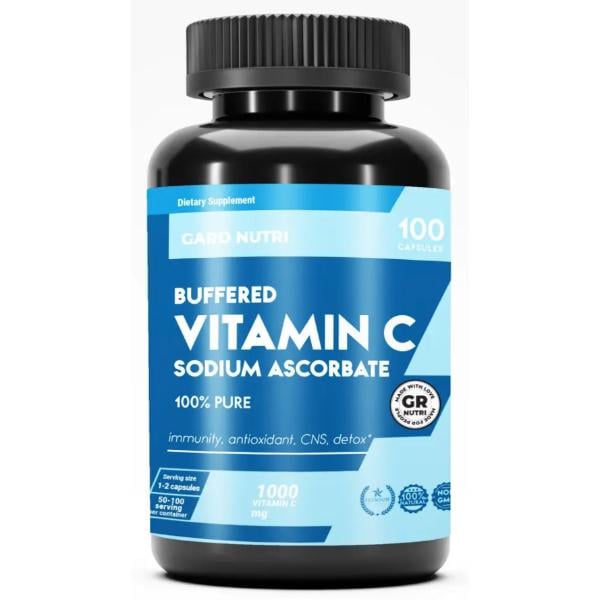 Вітамін C Garo Nutrition Vitamin C as Sodium Ascorbate 100 капс. (000022525)