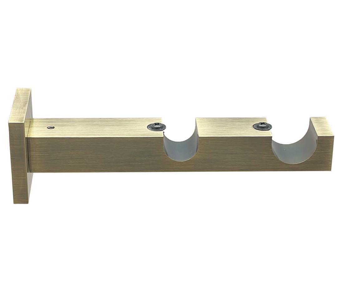 Карниз металлический Orvit Заглушка двухрядная техно/гладкая труба/кольцо металлическое Антик 25/19 мм 300 см (00-00025991) - фото 4