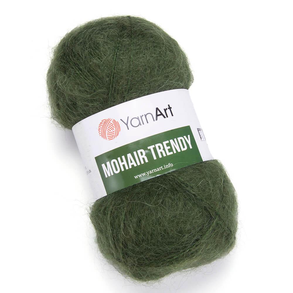 Пряжа YarnArt Mohair Trendy 111 Хаки (6207)