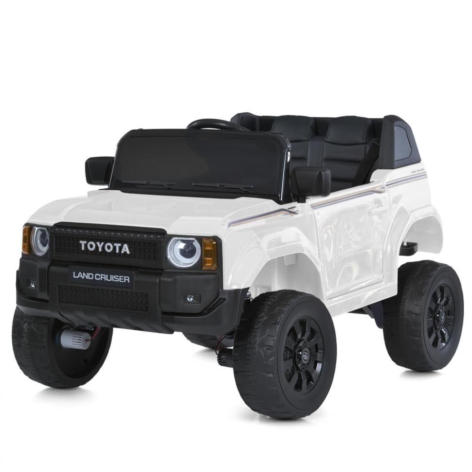 Дитячий електроджип Bambi Toyota 24V 140W 4WD до 30 кг Білий (DE-169-E-656)